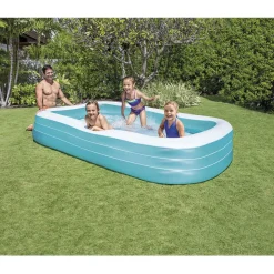 Intex Swim Center Family Pool - Easy Set Baden - 305x183x56 cm 1020 l Blauw Wit