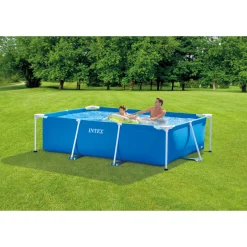 Intex Zwembad Framepool Rechthoek - Rechthoekige Frame Baden - 260x160x65 cm