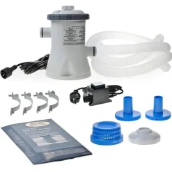 Intex Zwembadpomp 12v T/M Ø305cm - Filterpomp - Grijs 12 Volt 1250 L/H