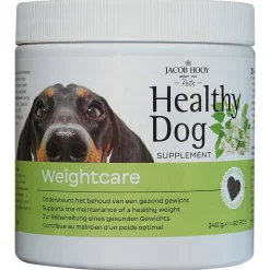 Jacob Hooy Healthy Dog Weightcare - Voedingssupplement - 80 stuks