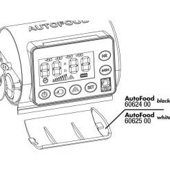 Jbl Autofood Batterijdeksel - Voederautomaat - Zwart 1 stuk