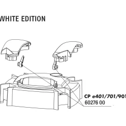 Jbl Cristalprofi E4/7/9/15/1901.2 Afsluitkraan - Filters - 2 stuks