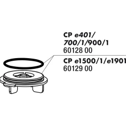 Jbl Cristalprofi E4/7/900/1.2 Rotorafdekking - Filters - 1 set