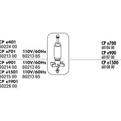 Jbl Cristalprofi E700 Rotorset - Filters - 1 stuk