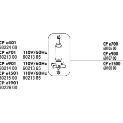 Jbl Cristalprofi E700 Rotorset - Filters - 1 stuk