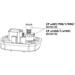 Jbl Cristalprofi E4/7/900/1.2 Starknop + Moer - Filters - 1 set