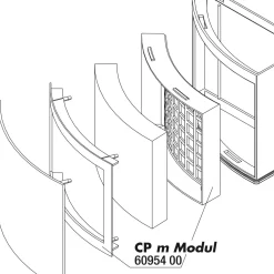 Jbl Cristalprofi M Greenline Houder Module Filterpad - Filters - 1 stuk