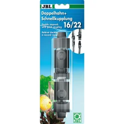 Jbl Dubbele Kraan Met Snelkoppeling - Filters - 16/22 mm