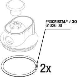 Jbl Procristal I30 O-Ring - Uv-filters - 2 stuks