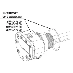 Jbl Procristal Uv-C Compact Plus Elektrische Eenheid - Uv-filters - 11 Watt