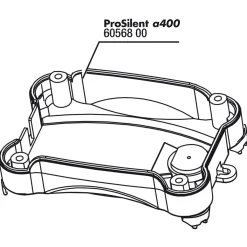 Jbl Prosilent A400 Onderste Behuizing - Luchtpompen - 1 stuk