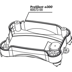 Jbl Prosilent A300 Onderste Behuizing - Luchtpompen - 1 stuk