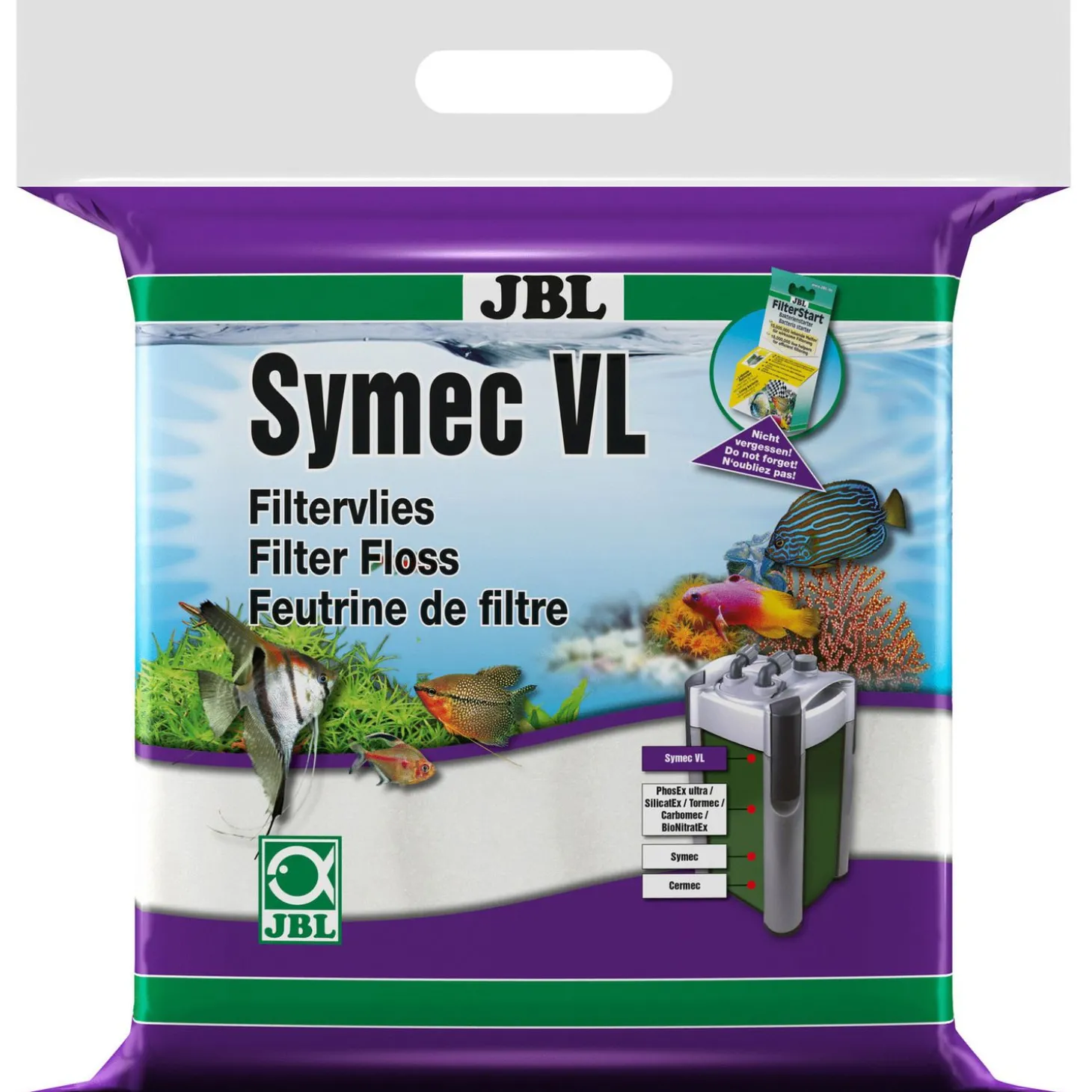 Jbl Symec Vl Filtervlies - Filtermateriaal - 80x25x3 cm