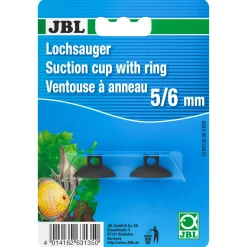 Jbl Zuignap Met Gat - Aquarium Toebehoren - 6 mm 2 stuks