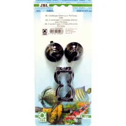 Jbl Zuignap Met Klem - Aquarium Toebehoren - 23 mm 2 stuks