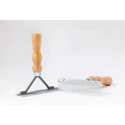 Jean Peau Hark Houten Handvat Groot Middel - Hondenvachtkam -