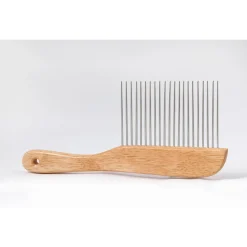 Jean Peau Platte Houten Kam Xl Tanden Grof - Hondenvachtkam - per stuk