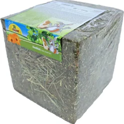 Jr Farm Hooiblok Met Bloemen - Ruwvoer - 20x20x20 cm 450 g