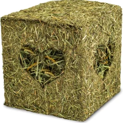 Jr Farm Hooiblok Met Meelwormen - Ruwvoer - 13x13x13 cm 125 g