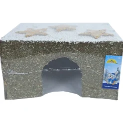Jr Farm Hooihuis Met Ster - Knaagdiersnack - 21.5x38.5x25 cm 600 g