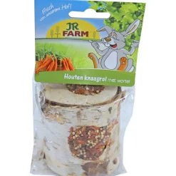 Jr Farm Knaagrol Hout - Ruwvoer - Wortel 150 g