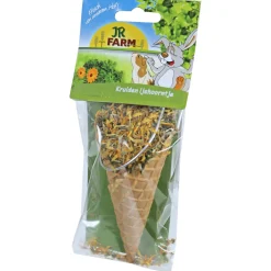 Jr Farm Kruiden Ijshoorntje - Ruwvoer - 60 g