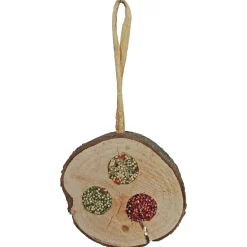 Jr Farm Pik-Schijf Trio - Vogelspeelgoed - 13x3x23 cm 70 g