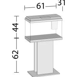 Juwel Aquarium Primo 70 61x31x44 cm - Aquaria