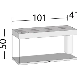 Juwel Aquarium Rio 180 Led 101x41x50 cm - Aquaria