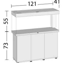 Juwel Aquarium Rio 240 Led 121x41x50 cm - Aquaria