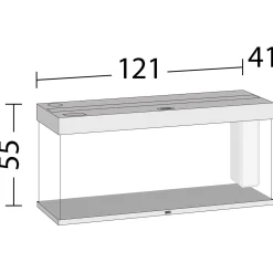 Juwel Aquarium Rio 240 Led 121x41x50 cm - Aquaria