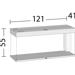 Juwel Aquarium Rio 240 Led 121x41x50 cm - Aquaria