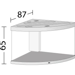 Juwel Aquarium Trigon 350 Led 123x87x65 cm - Aquaria