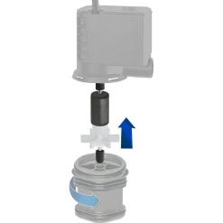 Juwel Eccoflow Impeller 500 - Pomponderdeel - 10x8x6 cm Grijs Groen 500