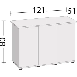 Juwel Kast Rio 350 Sbx 121x51x80 cm - Aquariummeubel