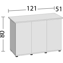 Juwel Kast Rio 350 Sbx 121x51x80 cm - Aquariummeubel