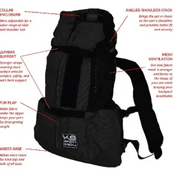 K9 Sport Sack Air 2 Zwart - Hondenrugzak