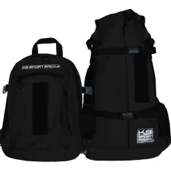 K9 Sport Sack Plus 2 Zwart - Hondenrugzak