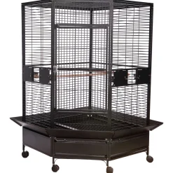 Keddoc Papegaaienkooi Washington - Vogelverblijven - 123x110x187 cm Donkergrijs