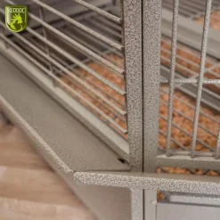 Keddoc Papegaaienkooi Washington - Vogelverblijven - 123x110x187 cm Donkergrijs