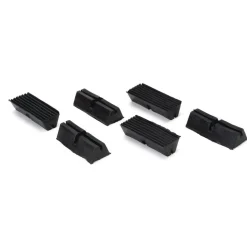 Keddoc Rubber Benchvoetjes - Hondenbench - 5x2x1.5 cm Zwart 6 stuks