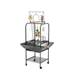 Keddoc Speelplaats Bird Stand - Vogelverblijven - 66.5x63.5x141 cm Antraciet