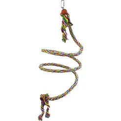 Keddoc Touw Zitstok S - Vogelverblijven-Toebehoren - Ø1.5x100 cm Multi-Color