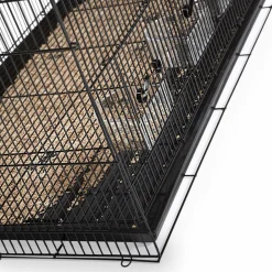 Keddoc Vogelkooi Budgie Home - Vogelverblijven - 79x46x91 cm Zwart