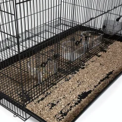 Keddoc Vogelkooi Budgie Home - Vogelverblijven - 79x46x91 cm Zwart