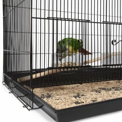 Keddoc Vogelkooi Budgie Home - Vogelverblijven - 79x46x91 cm Zwart
