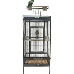 Keddoc Vogelkooi Conure Swift - Vogelverblijven - 82x77.5x164 cm Antraciet