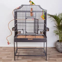 Keddoc Vogelkooi Florida - Vogelverblijven - 82x54x155 cm Donkergrijs