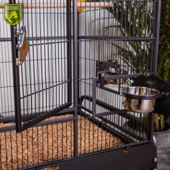 Keddoc Vogelkooi Florida - Vogelverblijven - 82x54x155 cm Donkergrijs