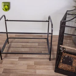 Keddoc Vogelkooi Florida - Vogelverblijven - 82x54x155 cm Donkergrijs